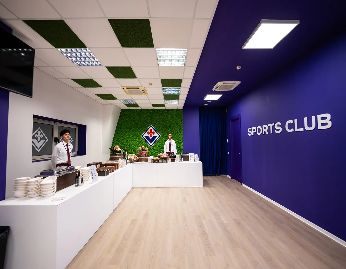 Sala Hospitality Artemio Franchi per le partite della Fiorentina