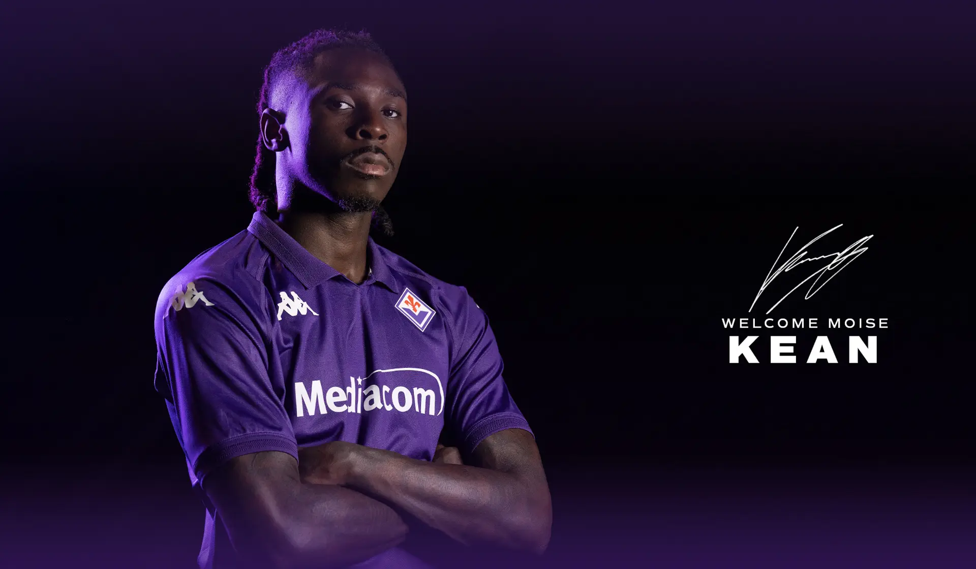 Moise Kean è un calciatore della Fiorentina