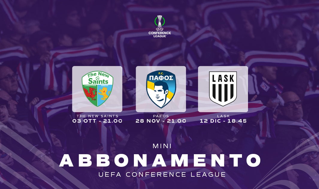 Mini abbonamento Conference league ACF Fiorentina